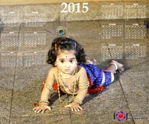 Happy New Year 2015  Calendar Baby Series